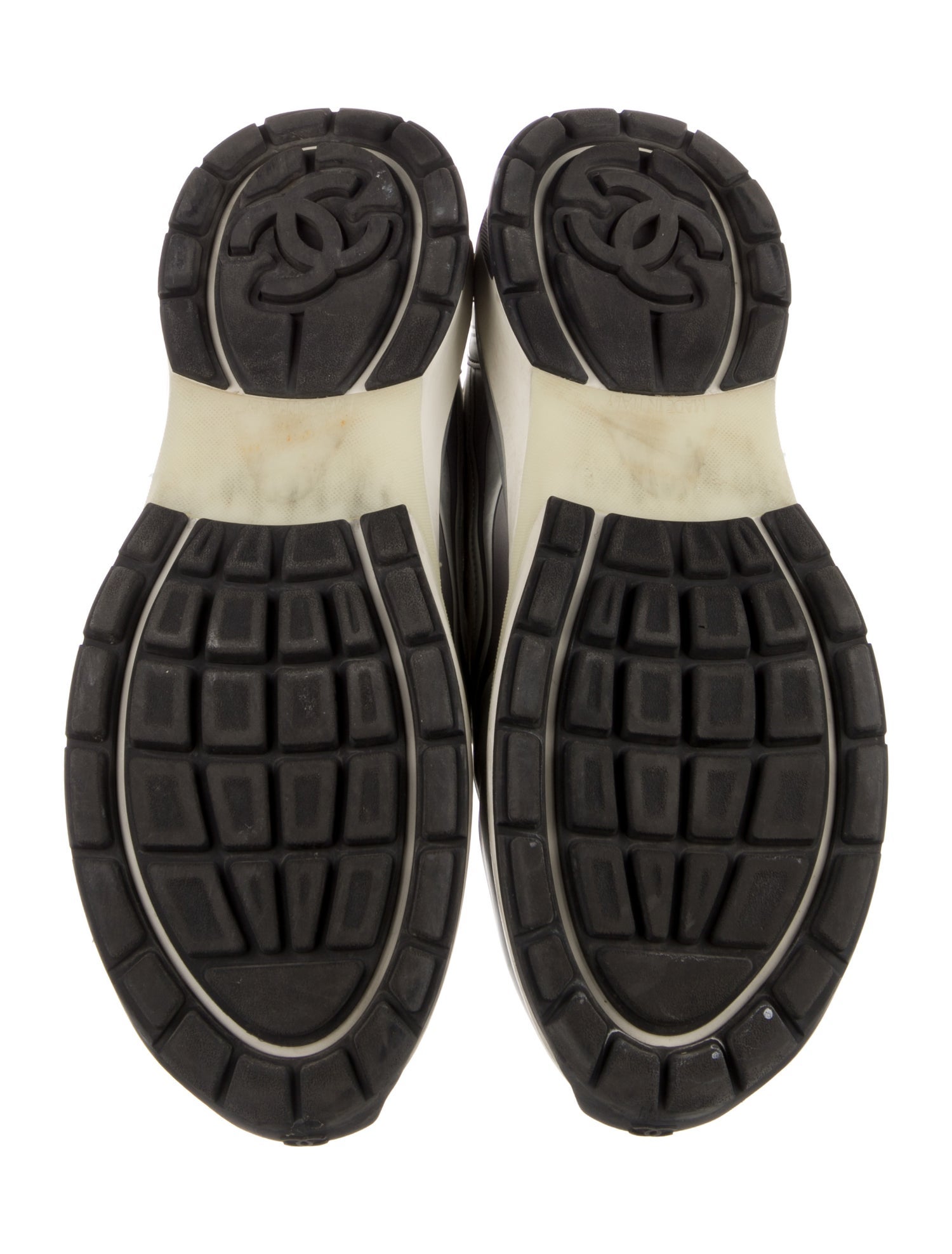 Chanel Interlocking CC Logo Mesh Chunky Sneakers